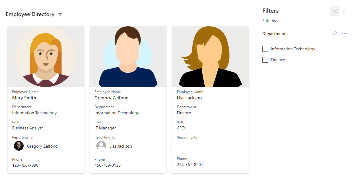SCMS Faculty Widget