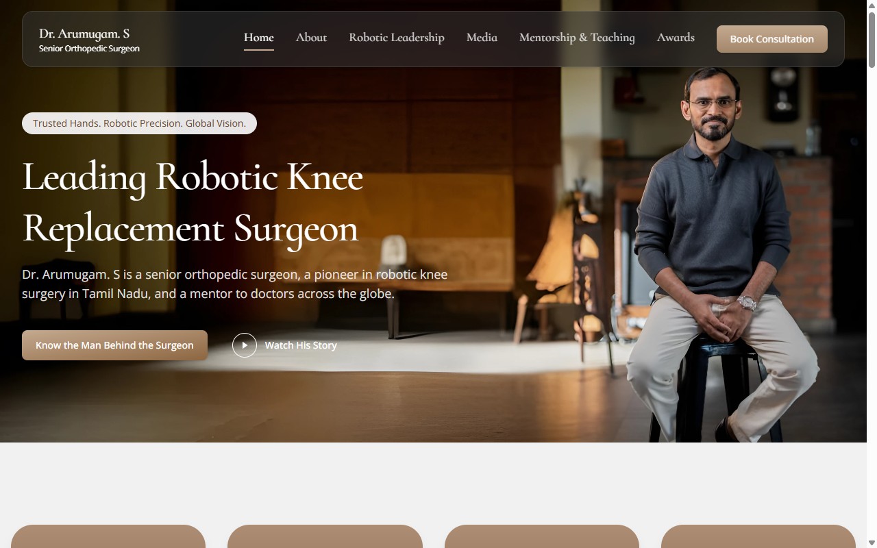 Dr. Arumugam Website
